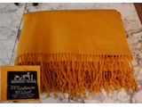 Hermes Gold cashmere/wool wrap - 67x52