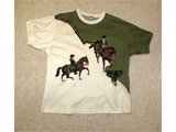 Hermes horse motif t-shirt