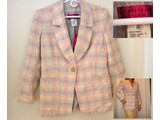 Lacroix checkered blazer size 40