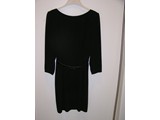 Valentino black dress with front stitching - size 40